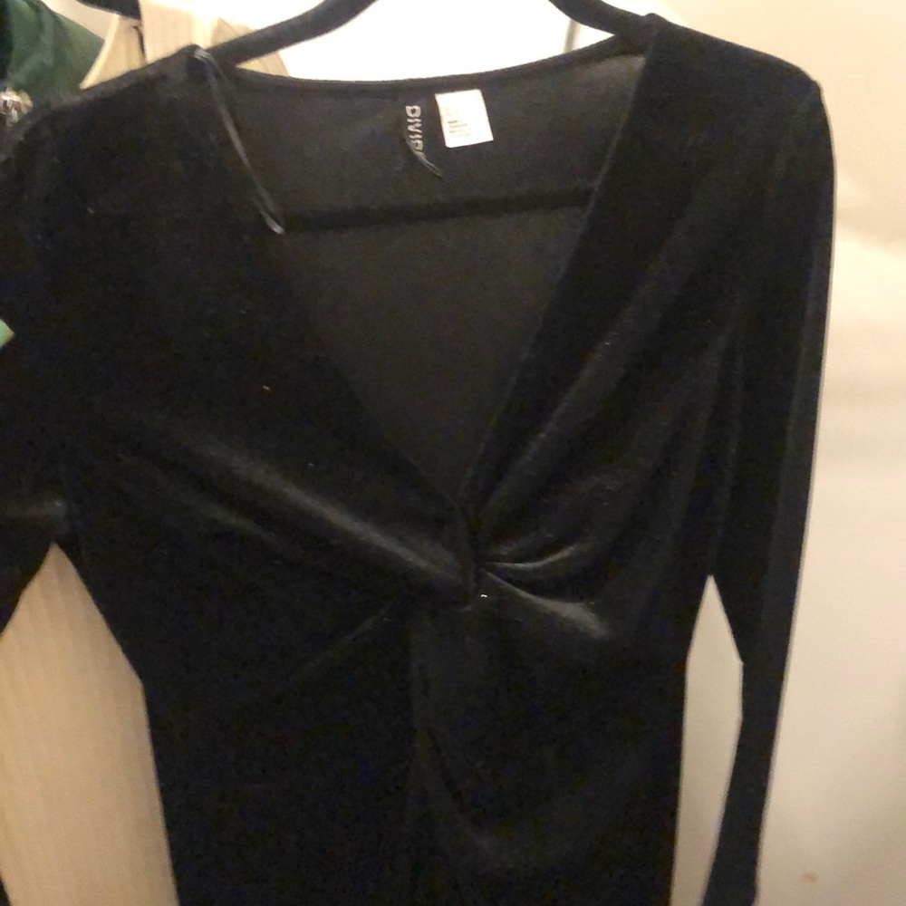 Black mini dress